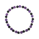 BRACELET S/S & AMETHYST