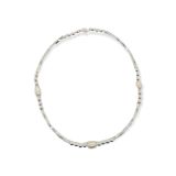 BRACELET S/S & PEARL STRETCH