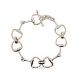 BRACELET S/S & RGP SNAFFLE BIT