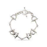 BRACELET S/S SNAFFLE BIT TBAR