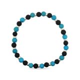 BRACELET S/S & TURQUOISE