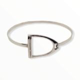 BANGLE S/S LARGE STIRRUP CLIP