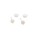 EARRING S/S F/W PEARL 4mm STD