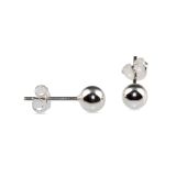 EARRINGS S/S 5mm BALL STUDS