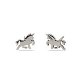 EARRINGS S/S UNICORN STUDS NEW