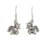 EARRINGS S/S CUTE UNICORN DROP