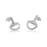 EARRINGS S/S HORSE BIT STUD