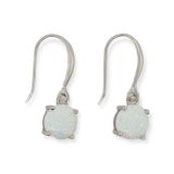 EARRINGS S/S LAB OPAL DROPS