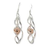 EARRINGS S/S TWIST & RGP BALL