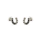 STUDS S/S & CZ HORSE SHOE