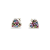 STUDS S/S & MULTI COLOR CRYSTA