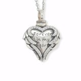 MEMORIAL PENDANT S/S F.I.M.HRT