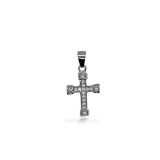 PENDANT S/S CZ CROSS