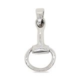 PENDANT S/S LRG HORSE BIT