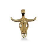 PENDANTS/S & YGP STEER SKULL