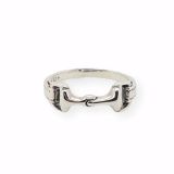 RING S/S DBL HORSE BIT BAND -7