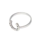 RING S/S HORSESHOE - 7