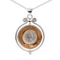 PENDANT S/S SIXPENCE/PENNY SP