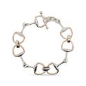 BRACELET S/S & RGP SNAFFLE BIT