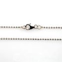 BALL CHAIN S/S 1.5mm 45cm