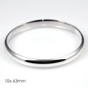 BANGLE S/S 1/2 RND 10mm/ 63mm