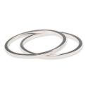 BANGLE S/S 3.5MM SOLID H/MADE