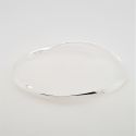 BANGLE S/S FLAT TWIST 63mm I/D