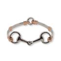 BANGLE S/S & RGP SNAFFLE BIT