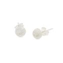 EARRINGS S/S 6mm 1/2 BALL STUD