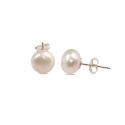 EARRINGS S/S 9mm PEARL STUDS