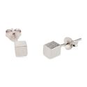 EARRINGS S/S CUBE STUDS