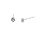 EARRINGS S/S & CZ 3mm STUDS