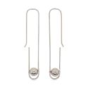 EARRINGS S/S ELEGANT BALL DROP