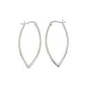 EARRINGS S/S FANCY HOOPS