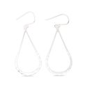 EARRINGS S/S HAMM OVAL DROP