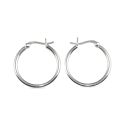 EARRINGS S/S HOOPS 2 X 22mm