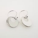 EARRINGS S/S RETRO DISC