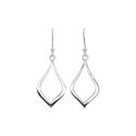 EARRINGS S/S TRIANGLE DROPS