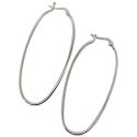 EARRINGS S/S TWIST HOOPS