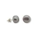 STUDS S/S & SILVER 12mm PEARL