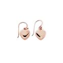 EARRINGS S/S RGP SOLID HEART