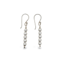 EARRING S/S & FW PEARL 5 DROP