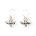 EARRINGS S/S BEES ON HOOK