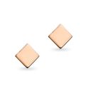 EARRINGS S/S RGP SQUARE STUD