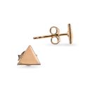 EARRINGS S/S RGP TRIANGLE STUD