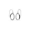 EARRINGS S/S SMALL OVAL DROP