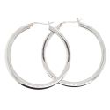 HOOPS S/S FLAT EDGE LRG RND