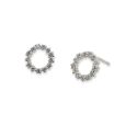 STUDS S/S & CZ CIRCLE