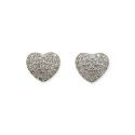 STUDS S/S & CZ HEARTS