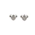 STUDS S/S & CZ LTL DEVIL HEART